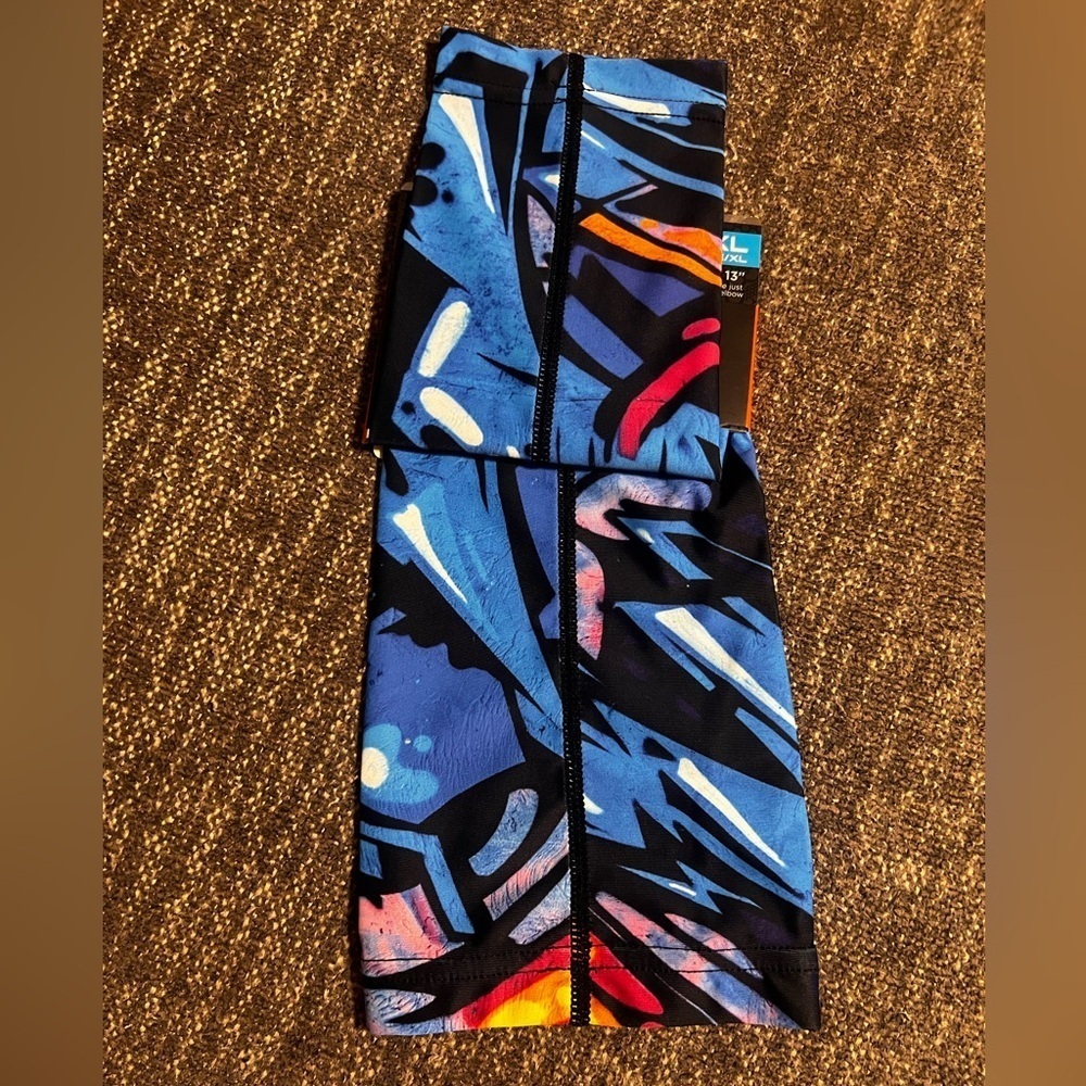 NWT AND1 Compression Shooter Basketball Arm Sleeve Multi-color Print Mens L/XL - Picture 6 of 6